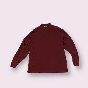 2XL Used Burgundy Mock Neck. In great condition